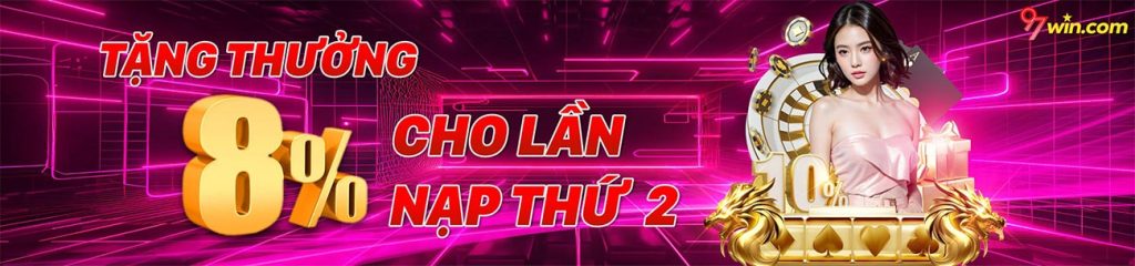 Thưởng nạp cho lần thứ hai
